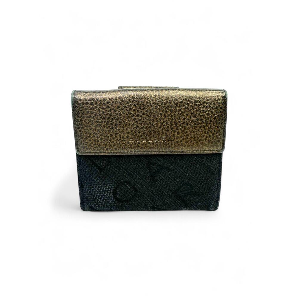 Vintage BVLGARI Leather Trifold Wallet